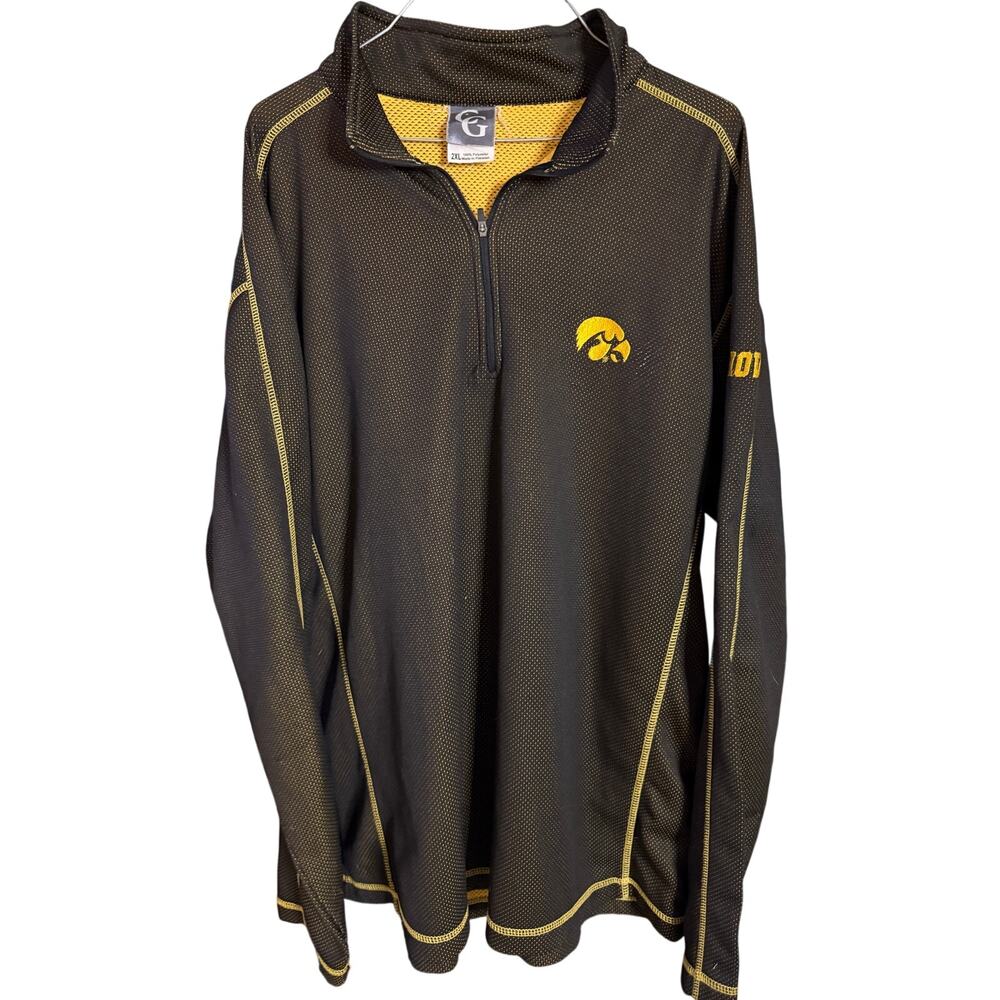 Vintage Iowa Hawkeyes 1/4 Mesh Zip